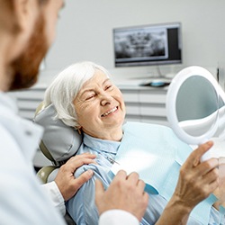 Woman smiling in Grand Island