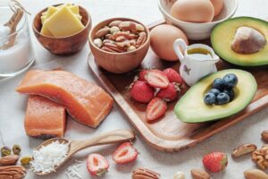 spread of healthy foods good for oral health